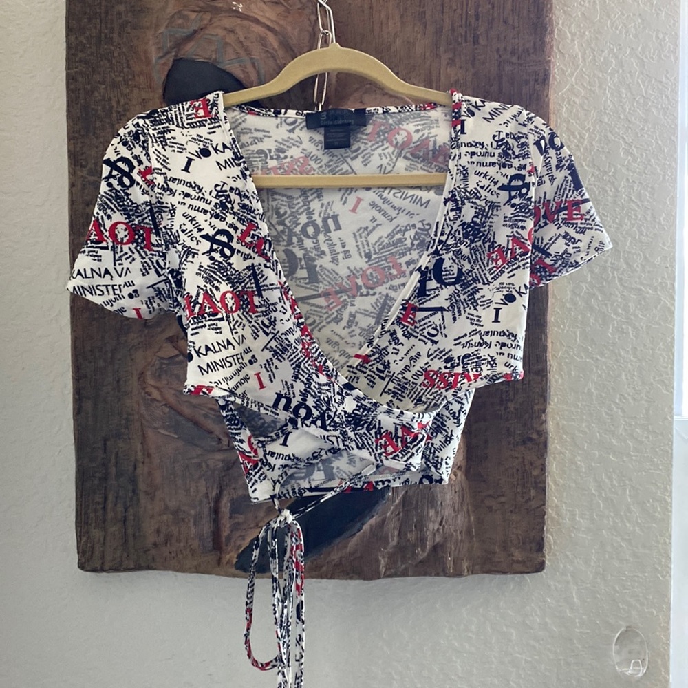 Cross cross halter top. Size medium